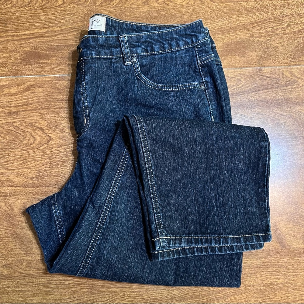 Classic Jeans Denim Stretch Crop Jeans plus size 20W